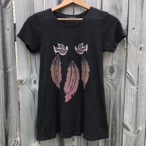 Wildfox Birds and Feathers Tee